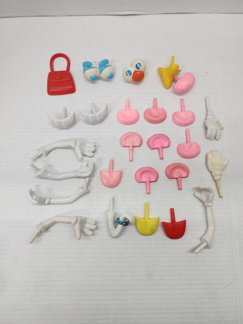 Original Vintage 80s Mr and Mrs Potato Head Replacement Parts Accessories